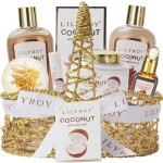 Christmas Gifts for Women and Men - 8-Piece Luxury Bath & Body Gift Set for Women Self Care Kit Spa Gift Baskets | Perfect Mothers Day Gifts for Mom, Birthday Gifts, All Occasion Holiday Present