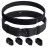 TACNEX Duty Belt w/Hook Lining 4 Keepers Police Law Enforcement Correctional Officer Security Black Nylon Outer Inner Belt S