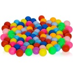 Colored Ping Pong Balls 100pcs - Bulk 2.4g, 40mm Table Tennis Balls for Kids\' Fun and Learning Activities