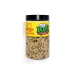 ROLLYOUROWNPAPERS Natural Unbleached Pre-Rolled Filter Tips, 8mm - Bottle of 500 Tips