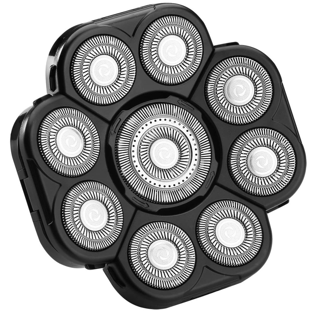 FOXSONIC Upgraded 9 Blade Body Shaver Replacement Heads for Many Brands Electric Razor