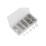 GREATFISHING 200PCS High Strength Heavy Stainless Steel Split Ring Lure Tackle with Fishing Pliers 30lb to 120lb Test(200pc 5-9mm Ring)