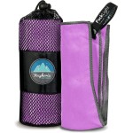 Youphoria Microfiber Travel Towel Fast Drying Lightweight - Quick Dry Towel for Camping, Beach, Backpacking, Hiking, & Sport