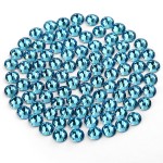 Novani Rhinestones 3000Pcs Flatback Crystal Round Loose Gemstones Glass Rhinestones for Crafts Makeup Nail Art Clothes Shoes DIY Decorations(SS10, 2.7-2.9mm,Aquamarine)