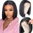 Qangelabeauty Short Bob Wig Human Hair 13x4 Frontal Bob Wigs Human Hair Pre Plucked wigs for Black Women Bob Lace Front Wigs 10 Inch 180% Density with Baby Hair Natural Color