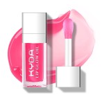 KYDA Hydrating Lip Glow Oil, Moisturizing Lip Oil, Glossy Transparent Plumping Lip Gloss, Tinted Lip Oil for Lip Care and Dry Lips-Cherry