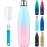 BOGI Insulated Water Bottle, 17oz Stainless Steel Water Bottles, Leak Proof Sports Metal Water Bottles Keep Cold for 24 Hours and Hot for 12 Hours BPA Free kids water bottle for School (SkyBlue Pink)