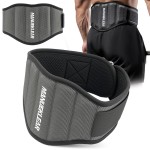 MANUEKLEAR Gym Weight Lifting Belt Weight Lifting Workout Weightlifting Powerlifting Belt for Men Women - 7.5inch - Bodybuilding Fitness Back Support for Cross Training, Squats, Lunges