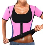 NonEcho Women Sauna Sweat Suit Sleeve Spa Cami Hot Neoprene Slimming Workout Vest Body Shaper Waist Trainer Top