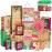 Party Funny 24 Christmas Gift Paper Bags Bulk with handles and 60 Count Christmas Gift Tags-Assorted sizes set for Wrapping Xmas Holiday Presents(6 Jumbo,6 Large,6 Medium,6 Small)