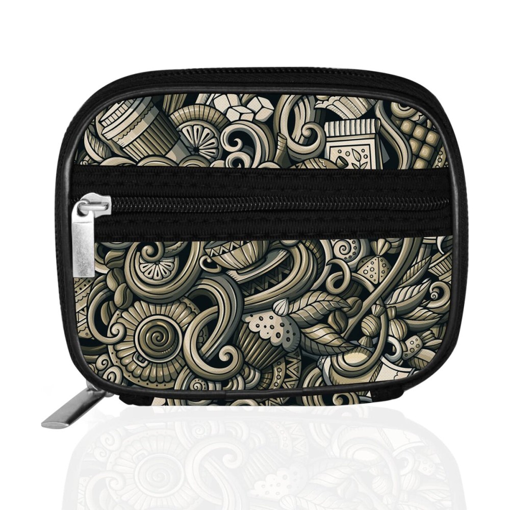 Serfeymi Weekly Travel Pill Organizer Pill Case for Purse with Removable 7 Day Pill Box, Fashionable Travel Medicine Organizer Pill Container for Medicine, Vitamin, Supplement - Brown 03