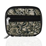 Serfeymi Weekly Travel Pill Organizer Pill Case for Purse with Removable 7 Day Pill Box, Fashionable Travel Medicine Organizer Pill Container for Medicine, Vitamin, Supplement - Brown 03