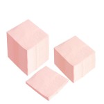 100 Pack Cocktail Napkin 2-Ply Dessert Napkins Folded 5 x 5 Inches Disposable Napkins for Dinner Wedding Birthday Party Bridal Anniversary Reception Event (100, Pink)