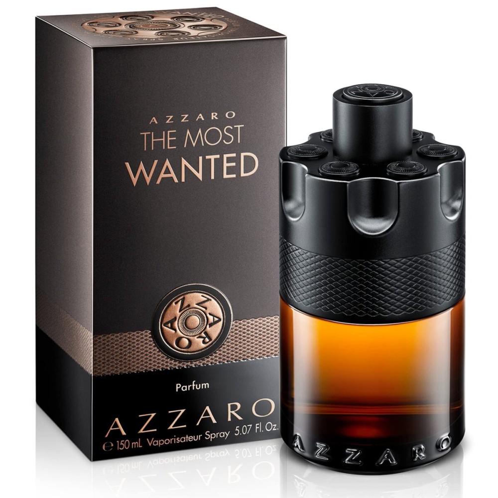 Azzaro The Most Wanted Parfum - Intense Mens Cologne - Spicy & Seductive Fragrance for Date Night - Lasting Wear - Irresistible Luxury Perfumes for Men - Value Size, 5.07 Fl. Oz