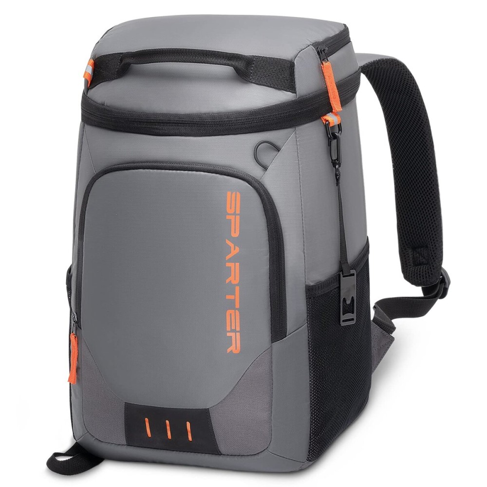 SPARTER Backpack Cooler Insulated Leak Proof 33 Cans, 2 Insulated Compartments Thermal Bag, Portable Lightweight Beach Travel Camping Lunch Backpack for Men and Women