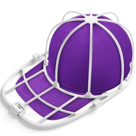 Hat Washers Cap Washers for Washing Machine, Hat Cleaning Shaper Protector Fit for Adult and Kid\'s Baseball Caps, White