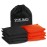 SPORT BEATS Cornhole Bags Set of 8 Regulation Weight & Size Includes Carry Case Black & Orange