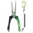 TRUSCEND Lockable Aluminum Fishing Pliers with Ergonomic Handle, Saltwater Corrosion Resistant Teflon Coated Fishing Tool for 61/0 Hooks