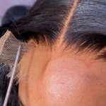 BEEOS 5x5 SKINLIKE Real HD Lace Closure Curly Wig, Ture 180% Density Pre-plucked Hairline Bleached Knots 0.10mm Ultra-thin Invisible HD Lace Human Hair Wigs Natural Black 18 Inch