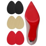 CZBYXA12 Non-Slip Sole Pads for Shoes | Anti-Slip Grips for Shoe Bottom Repair, Protection & Traction | Includes Black, Red, Yellow Sole Protector(Mixed Colors) (Multicolor, 3.5x2.5 TF 2B+2R+2Y)