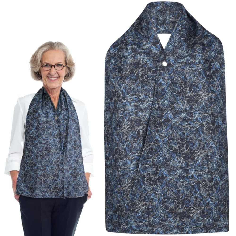 Adult Bib Scarf - Dignified Alternative to Bibs | Washable and Reusable Clothing Protectors | Adult Bibs for Eating