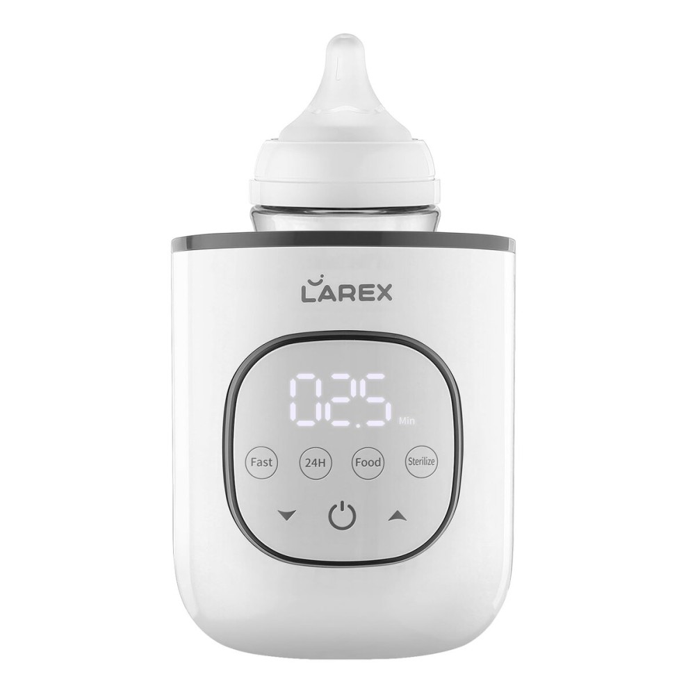 LAREX Bottle Warmer, Fast Baby Bottle Warmer for Breastmilk and Formula, with Timer and Accurate Temp Control, 8 in 1 Baby Milk Warmer BPA Free with Digital Display, Bottle Warmers for All Bottles