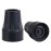 Walking Cane Tips 3/4 Inch Heavy Duty Black Cane Rubber Tips Replacement, 2Pack