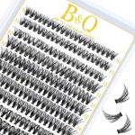 B&Qaugen False Eyelash 280 Clusters, Individual Lashes Extensions, DIY Eyelash Extensions, 30D, Cruelty Free