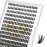 B&Q Lash Clusters 280PCS Natural Eyelash Clusters 50D C 9-16 Individual Lash Wispy Eyelash Extension with Soft Thin Band Classic Look Pestaas Postizas Comfortable DIY at Home(50D-C-9-16MIX)