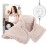 Pure Enrichment PureRadiance Neck & Shoulder Luxury Heating Pad for Pain Relief, Patented Design, Soft Faux Fur & Micromink, 6 Heat Settings, Machine Washable, Universal Fit, 16 x 22 (Rose Quartz)