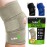 TechWare Pro Knee Brace Support - Relieves ACL, LCL, MCL, Meniscus Tear, Arthritis, Tendonitis Pain. Open Patella Dual Stabilizers Non Slip Comfort Neoprene. Gray Large