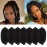 Marley Hair 12 Inch Black 7 Packs Pre Separated Springy Afro Twist Hair Marley Twist Braiding Hair for Faux Locs Crochet Hair Pre Fluffed Spring Twist Hair Synthetic Hair Extensions (12,1B)