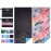 2 Pack Lightweight Thin Beach Towel Oversized 71x32 Big Extra Large Microfiber Sand Free Towels for Adult Quick Dry Travel Camping Beach Accessories Vacation Essential Gift Black Mandala Pink Leaf