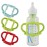 TonGass (3-Pack) Bottle Handles for Dr Brown Narrow Baby Bottles with Easy Grip Handles to Hold Their Own Bottle - BPA-Free Soft Silicone - Red Green and Blue