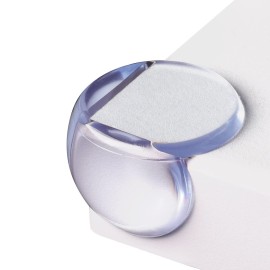 Corner Protector for Baby: Baby Proofing Safety Corner Clear Furniture Tablet Corner Protection| Protectors Guards, Baby Proof Bumper & Cushion to Cover Sharp Furniture & Table Edges (24 Count Round)