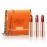 Matte Lipstick Set 3 Colors Lip Stick with Sliver Chain Bag Package Velvet Lip stick Set Waterproof Non-Stick Cup Long Lasting Retractable Red Lipstick Set 3.5gx3 Pcs