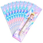 ANZNKU 50 Pcs 2.7 x 9 Pen Bags Holographic Bags Pen Packaging Bag Resealable Smell Proof Bag for Party Favor Food Storage, Cosmetics, Jewelry & Pen Packaging