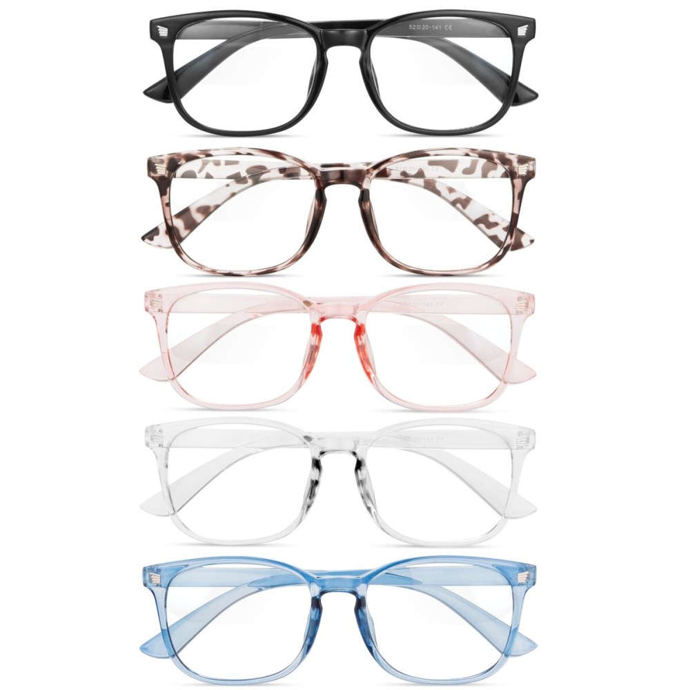 Gaoye Blue Light Blocking Glasses - Fashion Square Eyeglasses, Anti UV Ray Computer Gaming Glasses Blue Blockers for Women/Men