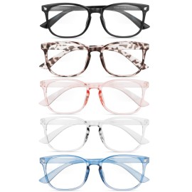 Gaoye Blue Light Blocking Glasses - Fashion Square Eyeglasses, Anti UV Ray Computer Gaming Glasses Blue Blockers for Women/Men