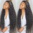 Deep Wave Lace Front Wigs Human Hair 180% Density Curly Lace Front Wig Human Hair Wet and Wavy Wig 13x4 HD Lace Frontal Wigs 20 Inch Glueless Curly Wigs for Black Women Pre Plucked