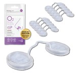 O2 Nose Filters with 3M Filtration - Nasal Screens for Allergies, Dust & Smoke - Drug-Free & Latex-Free Nose Filters - Invisible Allergy Protection (X-Large x 10)