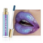 Maydear Chameleon Lipstick, High Pigmented for Women Metallic Shine Lip Gloss, Full-Coverage Multichrome Long Lasting Rainbow Makeup, Blue Purple