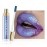 Maydear Chameleon Lipstick, High Pigmented for Women Metallic Shine Lip Gloss, Full-Coverage Multichrome Long Lasting Rainbow Makeup, Blue Purple
