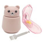 CoaGu Bear Pill Crusher & Splitter Kit - BPA-Free Combo for Pills/Tablets, FDA-Compliant Fine Powder, Nursing Home & Travel