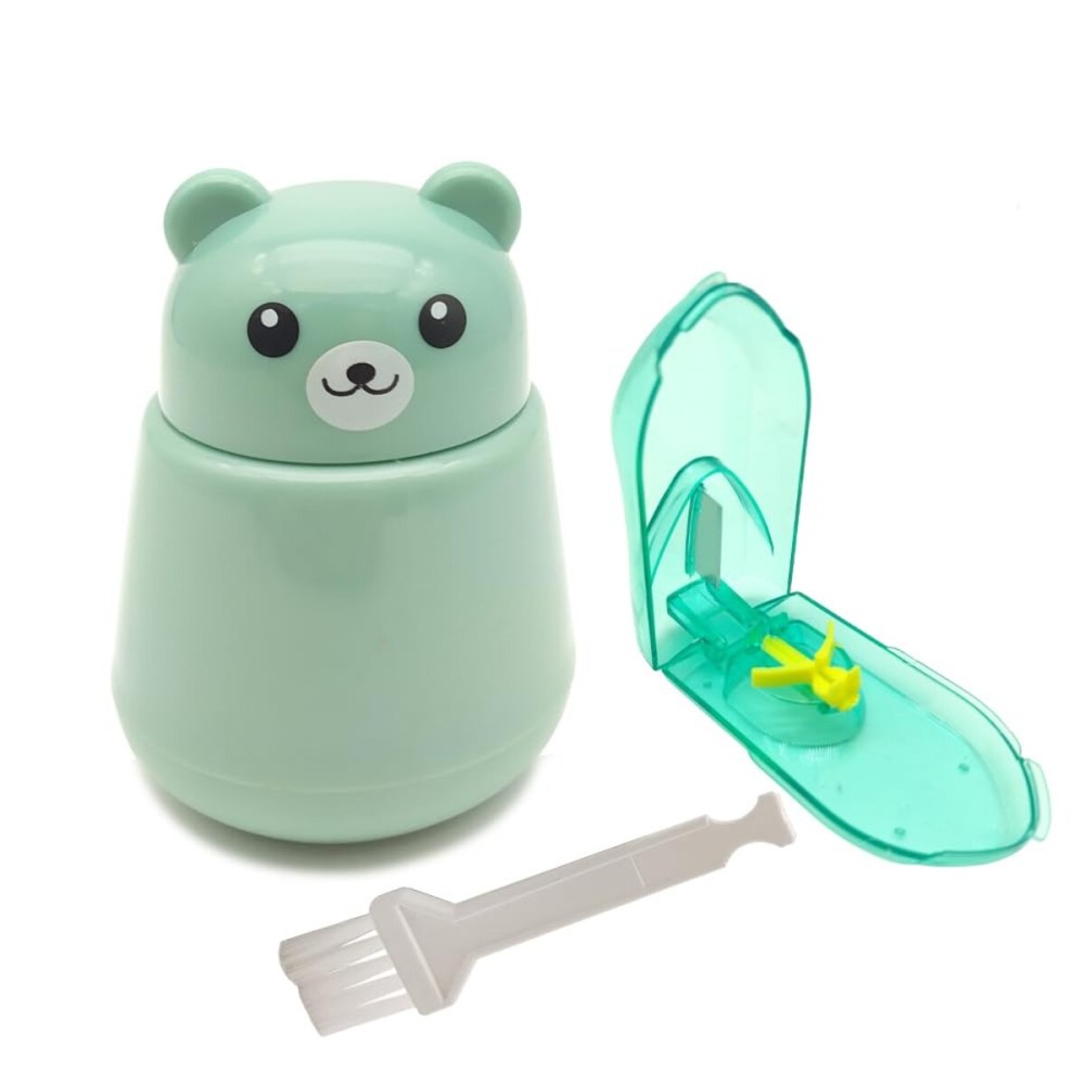 CoaGu 2-Pack Pill Crusher and Cutter Grinder | Effortlessly Crush Small or Large Pills into Fine Powder | Easy Cleaning | Green