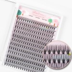 FinyDreamy 20D Lash Clusters 240pcs Individual Lashes Extensions Volume Cluster Lashes 12-16mm Mix Lengths C Curl 0.07mm Thickness eyelash Individual Cluster Lashes Apply Under your Lashes(20D12-16mm)