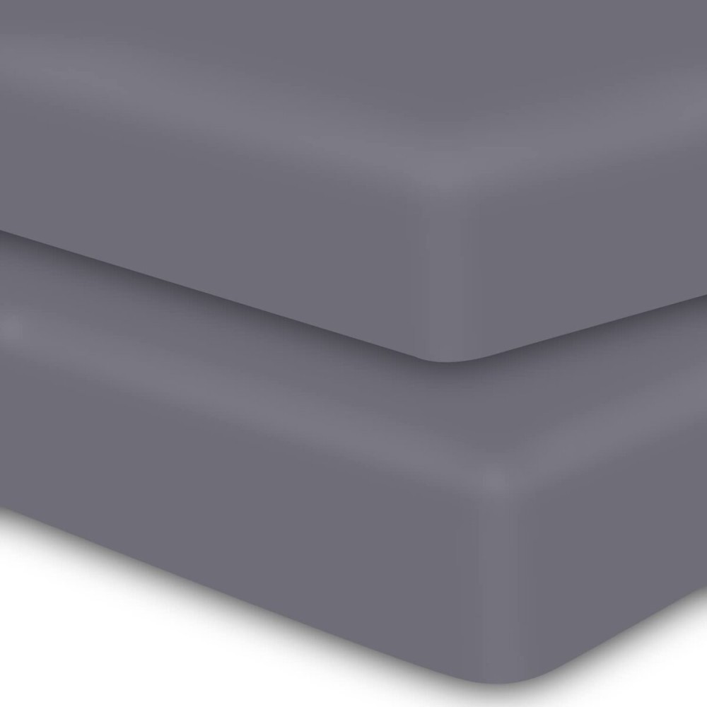 MOONQUEEN 2-Pack Baby Fitted Crib Sheets - Soft Breathable Microfiber Toddler Nursery Sheet Set for Boys and Girls, Fits Standard Size Crib Mattress 28 x 52 x 8in, Aquamarine