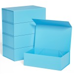 Gift Boxe 10 x 6 x 3 with Magnetic Closure Lid Gift Boxes for Presents,Bridesmaid Gifts Box,Cute Box,Birthday Gift box,Luxury for Gift Packaging, Magnetic Gift Box for Wrapping Gifts (Blue/5PCS)