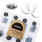 LASHVIEW 1000 Premade volume fans Mixed lengths 9-16mm loose Fans C, D Curl. Handmade eyelash extensions supplies Russian volume lash promade fan 5D,10D(0.07 5D C 9-16mm