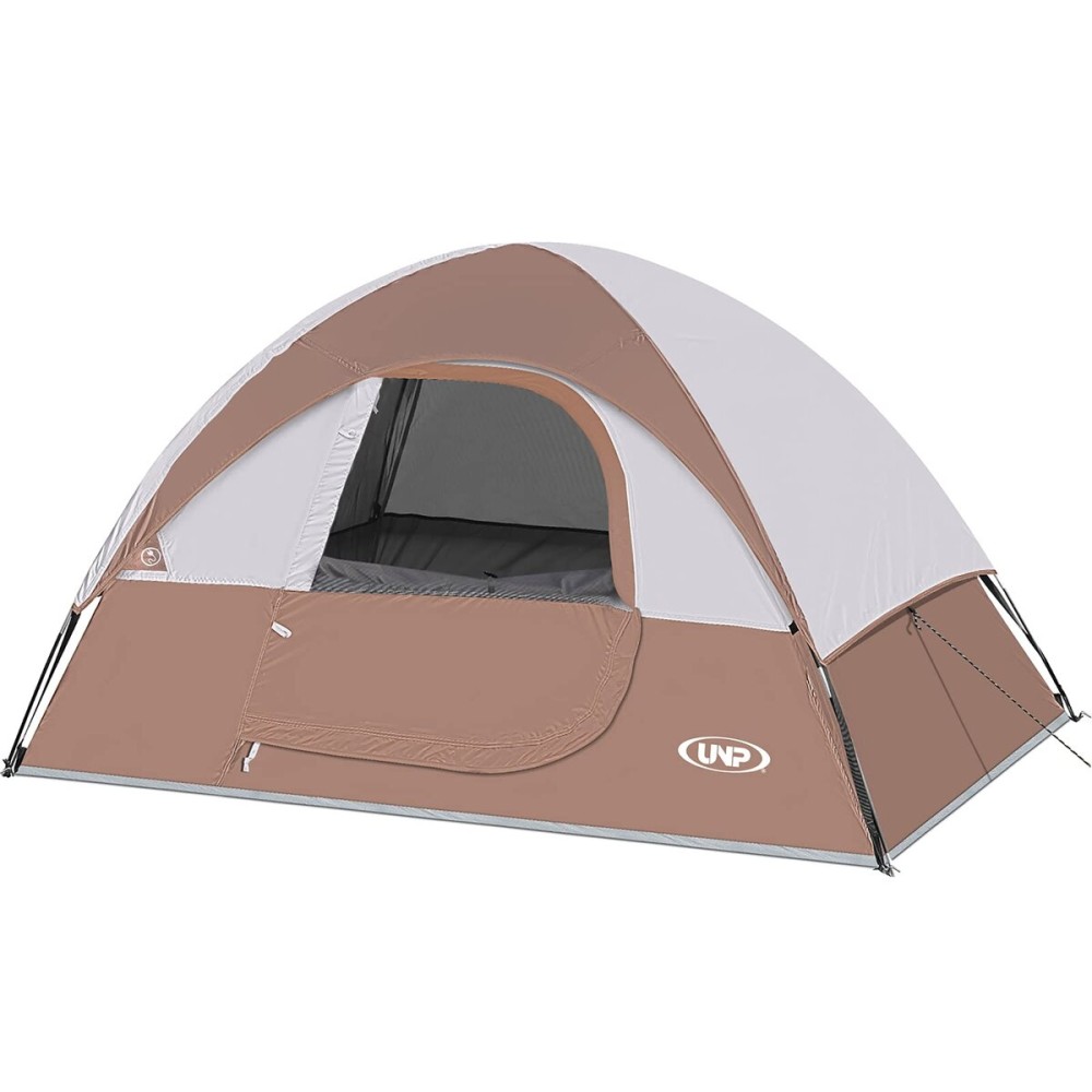 Camping Tent 2 Person, Waterproof Windproof Tent with Rainfly Easy to Set up Portable Dome Tents for Camping